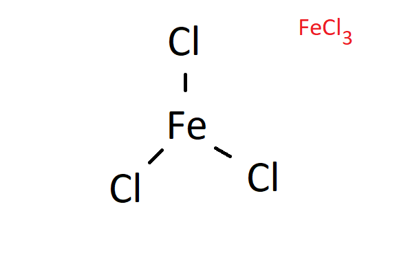 Cấu trúc phân tử của FeCl3