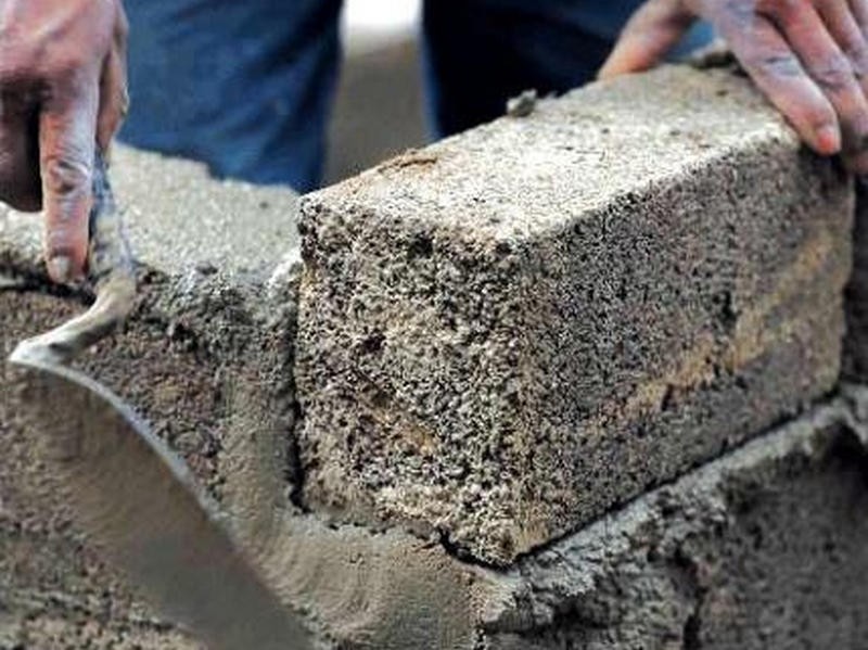 Lime is used to mix mortar in construction