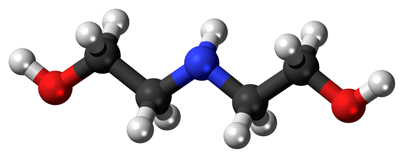 dietanolamine-3d-bóng