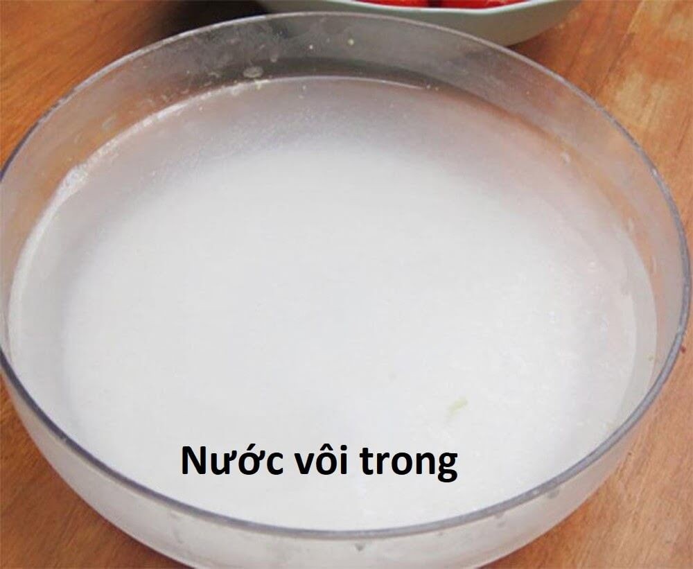 Nước vôi trong là gì?