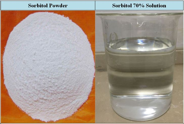 Sorbitol có dạng bột và dạng lỏng 