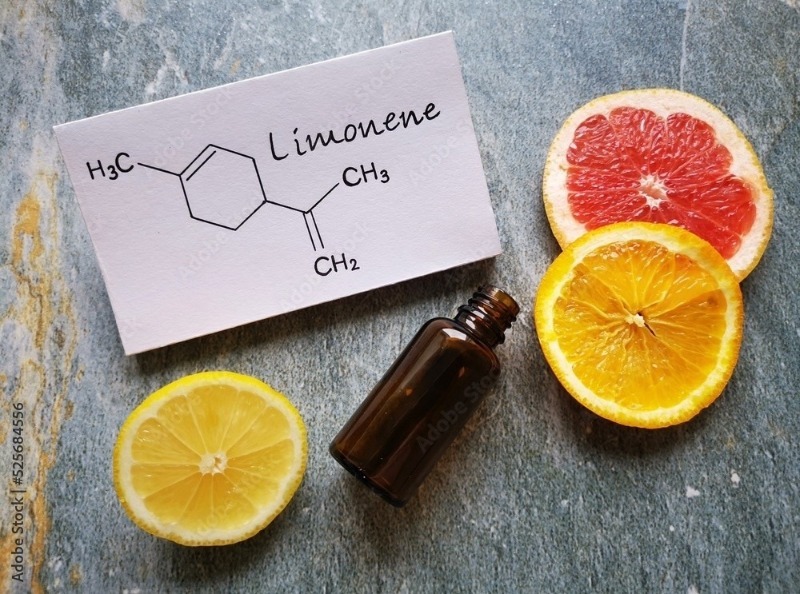 D – Limonene là hợp chất terpene, được chiết xuất từ ​​vỏ trái cây