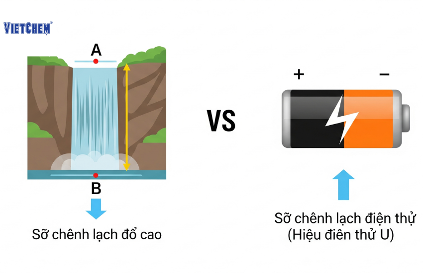 so-sanh-hieu-dien-the-va-su-chenh-lech-do-cao-cua-dong-nuoc