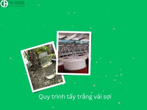 Quy trình tẩy trắng vải 
