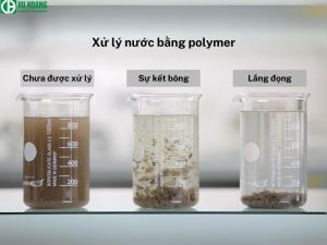 Keo tụ - quá trình keo tụ của polyme trong nước thải