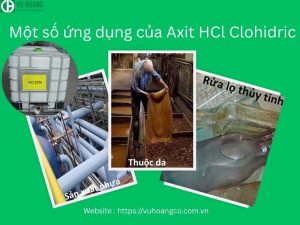 Một số ứng dụng của axit clohiđric