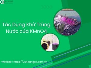 Tác dụng khử trùng nước của KMnO4