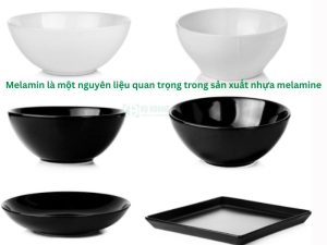 Melamine là nguyên liệu quan trọng trong sản xuất nhựa melamine