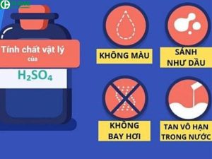 H2SO4 là chất lỏng không màu
