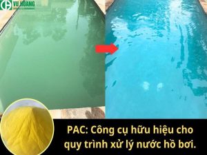 Sử dụng hóa chất hỗ trợ lắng PAC để làm trong nước bể bơi
