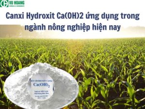 Canxi hydroxit được sử dụng để khử axit cho đất.