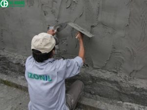 Canxi hydroxit là thành phần quan trọng trong hỗn hợp vữa xây nhà