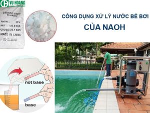 Ứng dụng trong công nghệ xử lý nước (Đặc biệt là xử lý nước bể bơi)