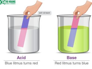 Cách nhận biết axit, bazơ bằng quỳ đỏ