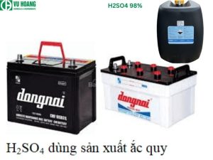 Sử dụng H2SO4 để sản xuất pin