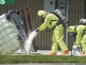 Khắc phục sự cố khi đổ axit H2SO4