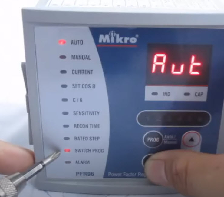 Hướng dẫn sử dụng bộ điều khiển tụ Mikro chuẩn kỹ thuật Hướng dẫn sử dụng bộ điều khiển vi điều khiển 4