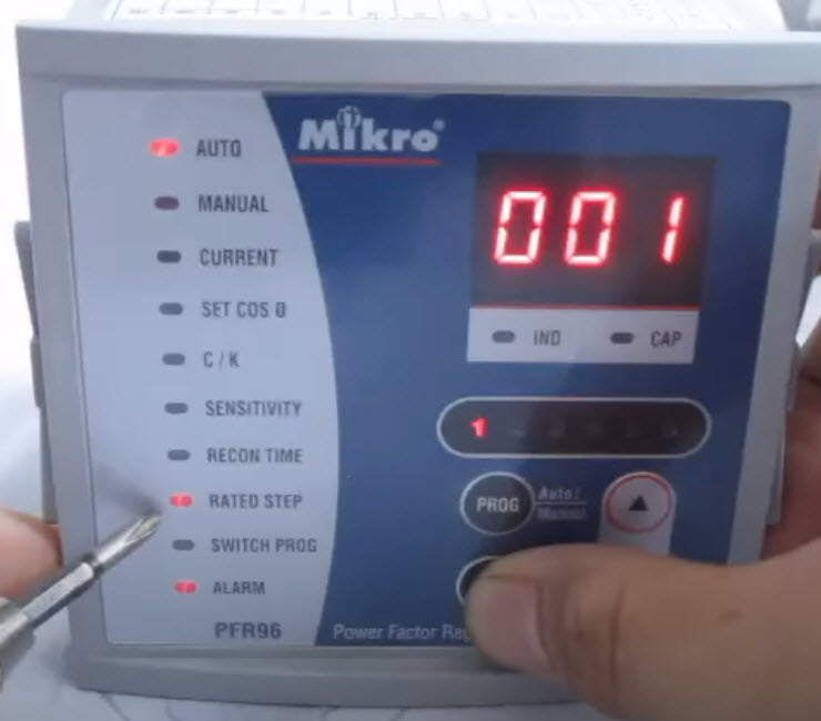 Hướng dẫn sử dụng bộ điều khiển tụ Mikro chuẩn kỹ thuật Hướng dẫn sử dụng bộ điều khiển vi điều khiển 3