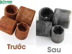 Hiệu quả tẩy gỉ của dung dịch HCl