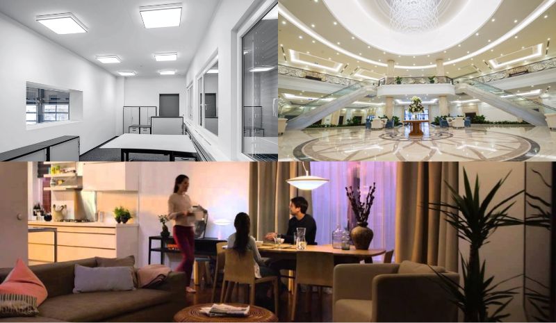 Ứng dụng của đèn trần LED