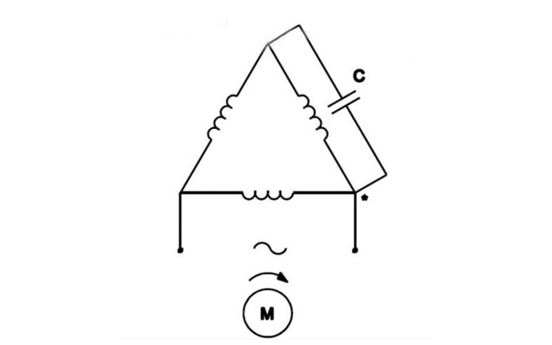 So sánh và hướng dẫn đấu CB 3 pha cho 1 pha Mạch 3 pha cho 1 pha tam giác