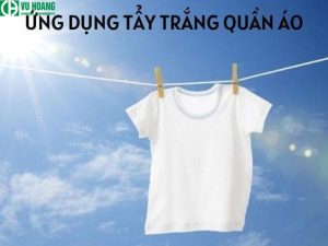 Natri hypochlorite có khả năng tẩy trắng quần áo