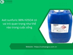 Axit sunfuric 98% H2SO4 có vai trò quan trọng trong đời sống
