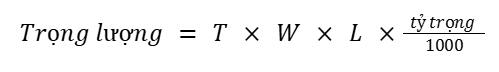 Bảng tra trọng lượng cáp điện chi tiết nhất cong thuc tinh trong luong thanh dong