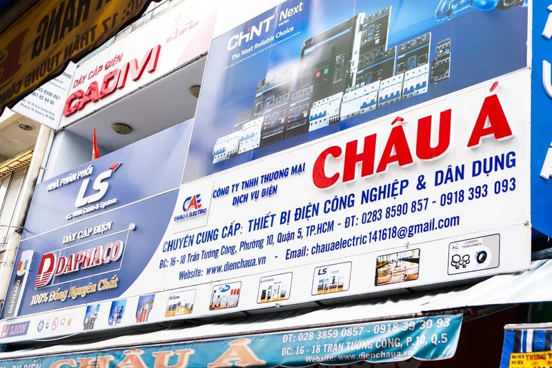 trưởng khoa châu Âu a Cửa hàng thiết bị điện Điền Á