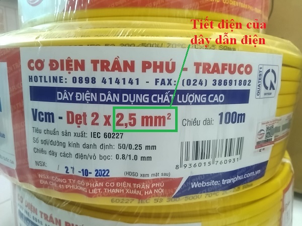Thẻ 2.5 chi dien giá bao nhiêu?
