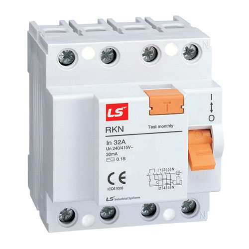 cầu dao chống giật rccb ls