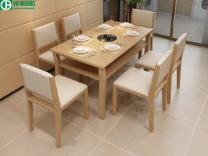 Gỗ melamine trong sản xuất bàn ghế