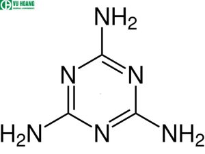 Cấu trúc hóa học của Melamine