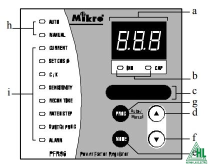 hướng dẫn cài đặt bộ điều khiển điện dung mikro