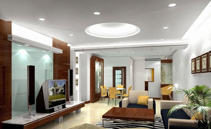 Đèn downlight là lựa chọn phổ biến để trang trí không gian nhà ở