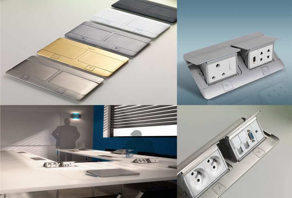 Các loại ổ cắm âm sàn phổ biến