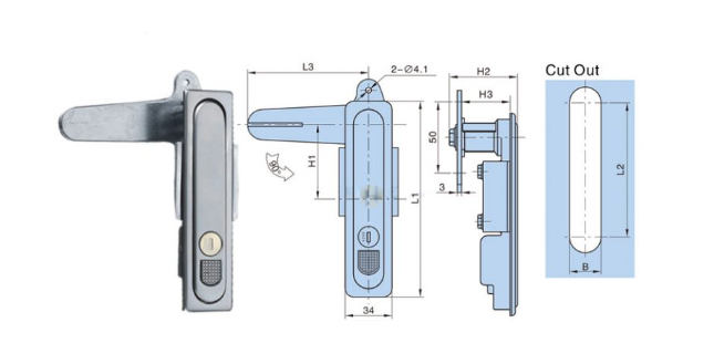 Cấu tạo khóa tủ điện
