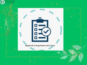 Những nguyên tắc nào bạn nên chú ý khi sử dụng polymer anion A1110?