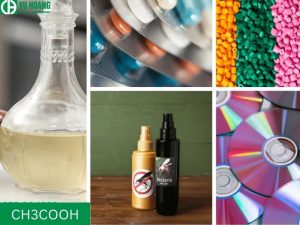 CH3COOH được sử dụng trong hóa dược và dược phẩm