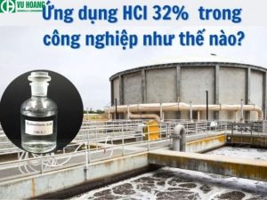 HCl dùng để xử lý nước thải