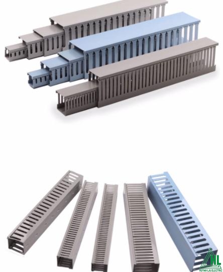 Máng nhựa đi dây trong tủ điện