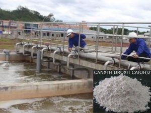 Canxi Hydroxide để loại bỏ tạp chất trong nước