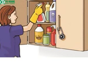 Bảo quản hóa chất cẩn thận và không để bừa bộn
