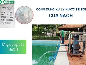 NaOH trong xử lý bể bơi
