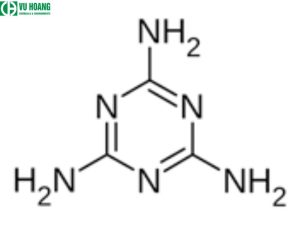 Cấu trúc hóa học của C3H6N6
