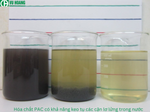 PAC dùng để lọc cặn trong nước