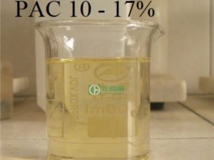 Màu của chất lỏng PAC 10% - 17%