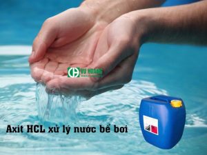 HCl xử lý nước bể bơi