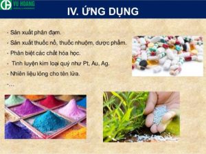 Ứng dụng của HNO3