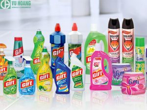 HCl trong chất tẩy rửa nhà vệ sinh